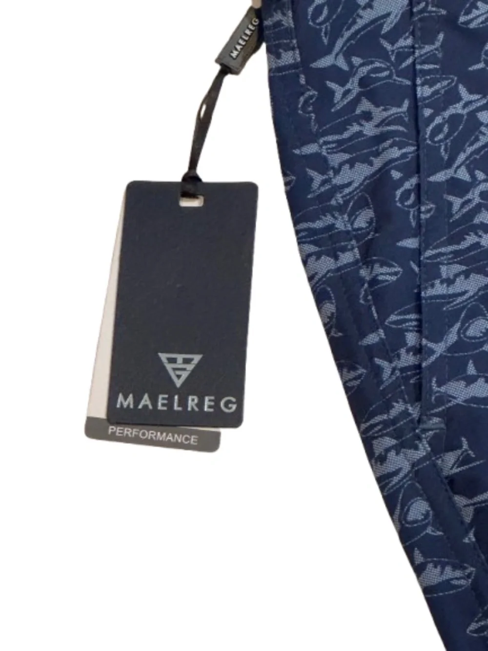NWT Men's Maelreg Proflex Performance Golf Shorts w Shark Print Size 32 MGGS005 - Picture 4 of 10